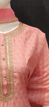 Load image into Gallery viewer, Silk Semi Stitched Suit with Zari Work and Dupatta
