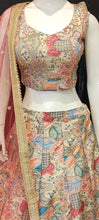 Load image into Gallery viewer, Raw Silk Printed Lehenga Choli with Swarovski Embroidery
