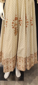 Cotton Suit with Zari Embroidery