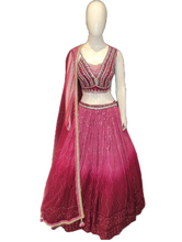 Load image into Gallery viewer, Pure Georgette Lehenga Choli with Net Dupatta
