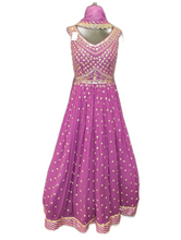 Load image into Gallery viewer, Georgette Anarkali Suit with Net Dupatta
