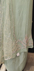 Georgette Unstitched Suit with Hand Embroidery
