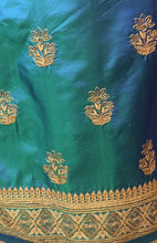 Load image into Gallery viewer, Blue Pure Silk Unstitched Suit with Embroidery
