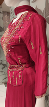 Load image into Gallery viewer, Red Georgette Plazzo with Belt | Latest | - Kanchan Fashion Pvt Ltd
