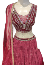 Load image into Gallery viewer, Pure Georgette Lehenga Choli with Net Dupatta
