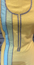 Load image into Gallery viewer, Yellow Chanderi Unstitched Suit with Hand Work | Latest | - Kanchan Fashion Pvt Ltd

