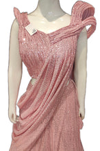 Load image into Gallery viewer, Pink Net Sequins Lehenga Choli

