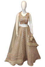 Load image into Gallery viewer, Golden Lehenga Choli With Dupatta
