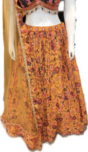 Load image into Gallery viewer, Orange Georgette Lehenga with Hand Embroidery

