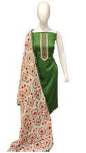 Load image into Gallery viewer, Cotton Unstitched Suit with Phulkari Dupatta
