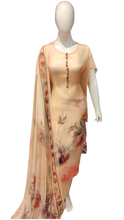 Load image into Gallery viewer, Printed Muslin Semi Stitched Suit Dupatta

