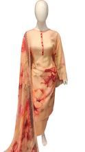 Load image into Gallery viewer, Printed Muslin Semi Stitched Suit Dupatta
