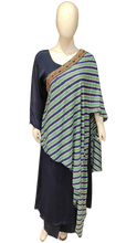 Load image into Gallery viewer, Chinon Plazzo Set With Single Shoulder Cape
