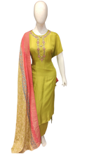 Load image into Gallery viewer, Silk Semi Stitched Suit with Dupatta
